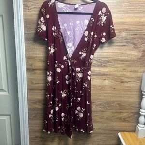 Old Navy Mauve Floral Dress